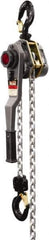 Jet - 6,000 Lb Lifting Capacity, 5' Lift Height, Lever with Overload Protection Hoist - Made from Chain - Eagle Tool & Supply