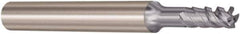 Seco - 3mm, 8mm LOC, 6mm Shank Diam, 57mm OAL, 4 Flute, Solid Carbide Square End Mill - Single End, SIRON-A Finish, Spiral Flute, 48° Helix, Right Hand Cut, Right Hand Flute, Series JS554 - Eagle Tool & Supply