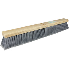 24″ Green Works Sweep, Fine Grey Fill with Rubberwood Block - Eagle Tool & Supply