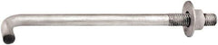 Import - 3/4-10, 16" OAL Bent Anchor Bolt - Grade 2 Steel - Eagle Tool & Supply