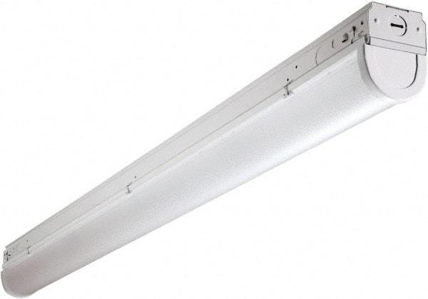 Cooper Lighting - 22 Watt, 2,800 Lumen, LED Strip Light - Surface Mounted, 120/277 Volt, 4,000° K, 49-3/8" Long x 4-3/4" Wide x 2-1/4" High - Eagle Tool & Supply