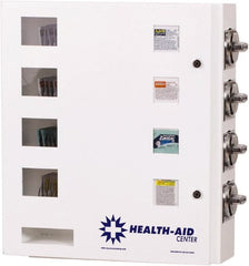 Synergy Management - Medical Vending Machines & Dispensers; Height (Inch): 21 ; Width (Inch): 20 ; Depth (Inch): 1 ; Number of Shelves: 4 ; Door Type: Manual Closing ; Shelf Type: Adjustable - Eagle Tool & Supply