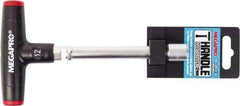 Megapro - 12mm Hollow Shaft Nutdriver - T-Handle Handle, 175mm OAL - Eagle Tool & Supply