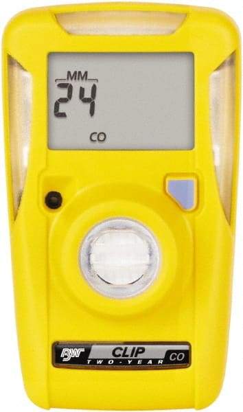 BW Technologies by Honeywell - Visual, Vibration & Audible Alarm, LCD Display, Single Gas Detector - Monitors Carbon Monoxide, -40 to 50°C Working Temp - Eagle Tool & Supply