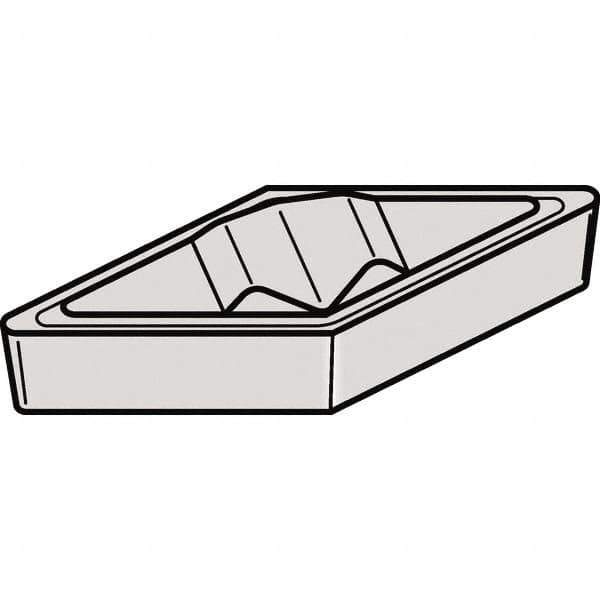 Kennametal - VPGR332, KCK15B Grade Carbide Profiling Insert - TiOCN Finish, 35° Incl Angle, Diamond, 3/16" Thick, 1/32" Corner Radius, 3/8" Inscribed Circle - Eagle Tool & Supply
