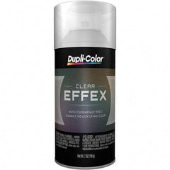 Dupli-Color - Clear, Flat, Glitter Effect Spray Paint - 12 to 14 Sq Ft per Can, 7 oz Container - Eagle Tool & Supply