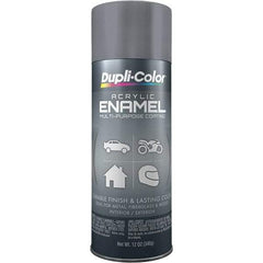 Dupli-Color - Machinery Gray, Gloss, Acrylic Enamel Spray Paint - 12 to 14 Sq Ft per Can, 12 oz Container - Eagle Tool & Supply