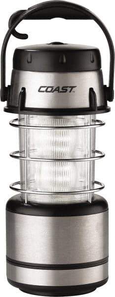 Coast Cutlery - White, Red LED Bulb, 60 Lumens, Industrial/Tactical Flashlight - Gray Stainless Steel Body, 4 C Batteries Not Included - Eagle Tool & Supply