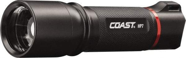 Coast Cutlery - White LED Bulb, 360 Lumens, Industrial/Tactical Flashlight - Black Aluminum Body, 4 AAA Batteries Included - Eagle Tool & Supply