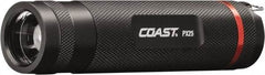 Coast Cutlery - White LED Bulb, 275 Lumens, Industrial/Tactical Flashlight - Black Aluminum Body, 3 AAA Batteries Included - Eagle Tool & Supply