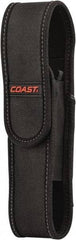 Coast Cutlery - Nylon/Polyester Handheld Flashlight (General Purpose & Industrial) Flashlight Sheath - Black, Compatible with Coast Batteries - Eagle Tool & Supply