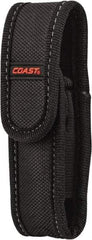 Coast Cutlery - Nylon/Polyester Handheld Flashlight (General Purpose & Industrial) Flashlight Sheath - Black, Compatible with Coast Batteries - Eagle Tool & Supply