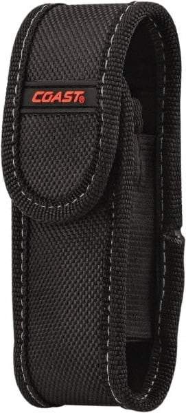 Coast Cutlery - Nylon/Polyester Mini/Pocket Flashlight Flashlight Sheath - Black, Compatible with Coast Batteries - Eagle Tool & Supply