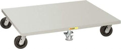 Little Giant - 3,600 Lb Capacity Steel Pallet Dolly - 48" Long x 42" Wide, 6" Phenolic Wheels - Eagle Tool & Supply