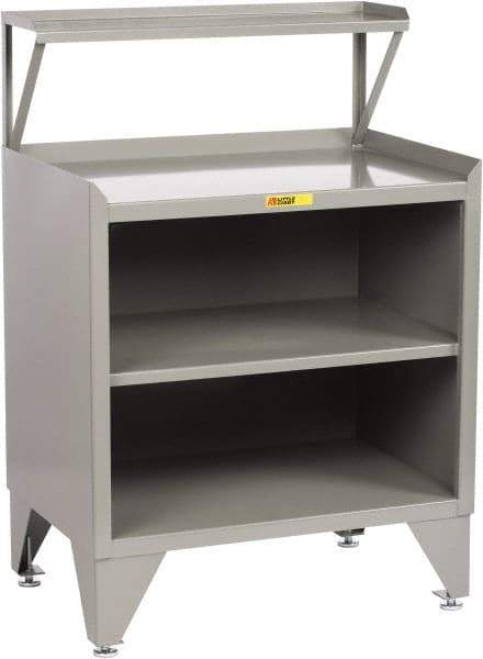 Little Giant - Receiving Station - 36 Inch Wide x 24 Inch Deep x 54-1/2 Inch High, Gray - Eagle Tool & Supply