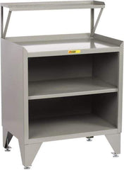 Little Giant - Receiving Station - 36 Inch Wide x 24 Inch Deep x 54-1/2 Inch High, Gray - Eagle Tool & Supply