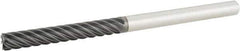 Accupro - 1/4", 1-3/4" LOC, 1/4" Shank Diam, 4" OAL, 7 Flute, Solid Carbide Square End Mill - Single End, AlTiCrN Finish, Spiral Flute, 38° Helix, Right Hand Cut, Right Hand Flute, Series HS - Eagle Tool & Supply