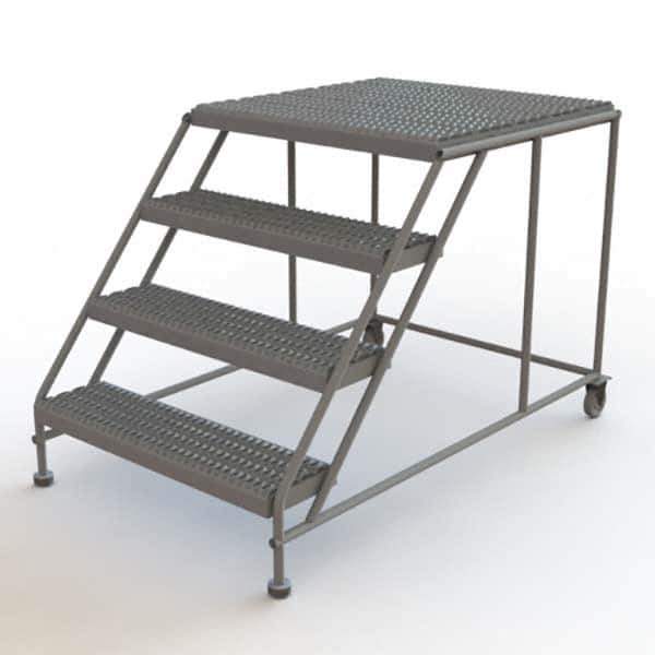 TRI-ARC - Rolling & Wall Mounted Ladders & Platforms Type: Rolling Work Platform Style: Steel Work Platform - Eagle Tool & Supply