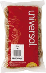 UNIVERSAL - 2-1/2" Circumference, 0.06" Wide, Standard Office Rubber Band Strapping - 1,900 Pieces - Eagle Tool & Supply