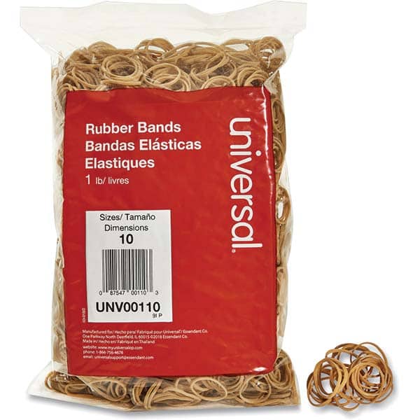 UNIVERSAL - Rubber Band Strapping Type: Rubber Band Circumference: 10 (Decimal Inch) - Eagle Tool & Supply