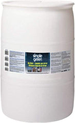 Simple Green - 55 Gal Drum Cleaner/Degreaser - Liquid, Alkaline, Unscented - Eagle Tool & Supply