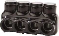 POLARIS nsi - 6 to 3/0 AWG, Class B & C Wire Compatible, Aluminum, Hex Split Bolt Connector - 3.41" OAL, 1.6" Base Width - Eagle Tool & Supply