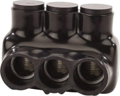 POLARIS nsi - 6 AWG, Class B & C Wire Compatible, Aluminum, Hex Split Bolt Connector - 2.93" OAL, 2.28" Base Width - Eagle Tool & Supply