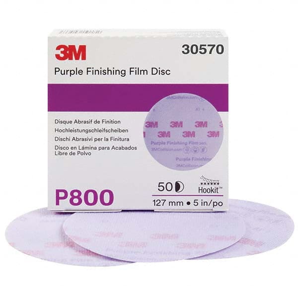 3M - Hook & Loop Discs Abrasive Type: Film Disc Disc Diameter (Inch): 5 - Eagle Tool & Supply