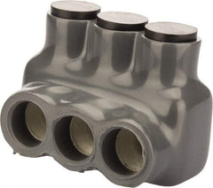 POLARIS nsi - 10 to 1 AWG, Class I, K & M Wire Compatible, Aluminum, Hex Split Bolt Connector - 1.55" OAL, 1.24" Base Width - Eagle Tool & Supply