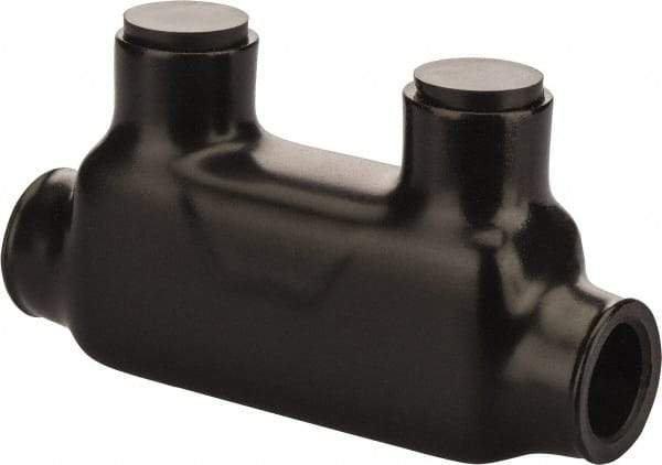POLARIS nsi - 14 to 1/0 AWG, Class B & C Wire Compatible, Aluminum, Hex Split Bolt Connector - 3-1/4" OAL, 0.9" Base Width - Eagle Tool & Supply