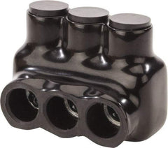 POLARIS nsi - 6 to 3/0 AWG, Class B & C Wire Compatible, Aluminum, Hex Split Bolt Connector - 2.63" OAL, 1.83" Base Width - Eagle Tool & Supply