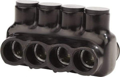 POLARIS nsi - 6 to 3/0 AWG, Class B & C Wire Compatible, Aluminum, Hex Split Bolt Connector - 3.41" OAL, 1.83" Base Width - Eagle Tool & Supply