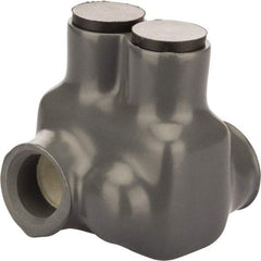 POLARIS nsi - 4 to 3/0 AWG, Class I, K & M Wire Compatible, Aluminum, Hex Split Bolt Connector - 1.85" OAL, 1.63" Base Width - Eagle Tool & Supply