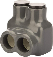POLARIS nsi - 10 to 1 AWG, Class I, K & M Wire Compatible, Aluminum, Hex Split Bolt Connector - 1.6" OAL, 1.55" Base Width - Eagle Tool & Supply