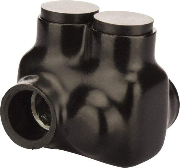 POLARIS nsi - 6 to 3/0 AWG, Class B & C Wire Compatible, Aluminum, Hex Split Bolt Connector - 1.84" OAL, 1.87" Base Width - Eagle Tool & Supply