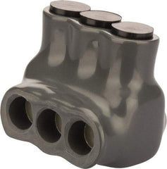 POLARIS nsi - 14 to 6 AWG, Class I, K & M Wire Compatible, Aluminum, Hex Split Bolt Connector - 1.55" OAL, 1.24" Base Width - Eagle Tool & Supply