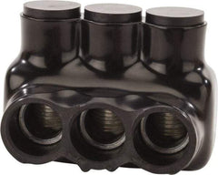 POLARIS nsi - 6 AWG, Class B & C Wire Compatible, Aluminum, Hex Split Bolt Connector - 3.52" OAL, 2.41" Base Width - Eagle Tool & Supply