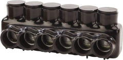 POLARIS nsi - 4 AWG, Class B & C Wire Compatible, Aluminum, Hex Split Bolt Connector - 7.52" OAL, 2.83" Base Width - Eagle Tool & Supply