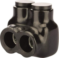 POLARIS nsi - 6 AWG, Class B & C Wire Compatible, Aluminum, Hex Split Bolt Connector - 1.84" OAL, 1-3/4" Base Width - Eagle Tool & Supply