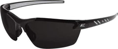 Edge Eyewear - +2, Smoke Gray Lenses, Scratch Resistant, Framed Magnifying Safety Glasses - UV Protection, Black/Gray Nylon Frame, ANSI, MCEPS - Eagle Tool & Supply