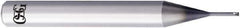 OSG - 2mm, 4 Flute, Single End, Solid Carbide, 0.3mm Corner Radius End Mill - 50mm OAL, 30° Helix, Right Hand Flute, 0.8mm LOC, Right Hand Cut, 12mm Extended Reach - Eagle Tool & Supply