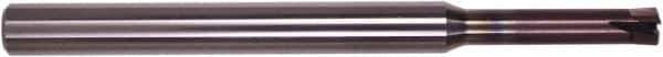 Millstar - 3/16", 1/8" LOC, 1/4" Shank Diam, 3" OAL, 4 Flute, Solid Carbide Square End Mill - Single End, HSN Finish, Right Hand Cut, Right Hand Flute - Eagle Tool & Supply