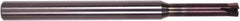 Millstar - 3/16", 1/8" LOC, 1/4" Shank Diam, 3" OAL, 4 Flute, Solid Carbide Square End Mill - Single End, HSN Finish, Right Hand Cut, Right Hand Flute - Eagle Tool & Supply