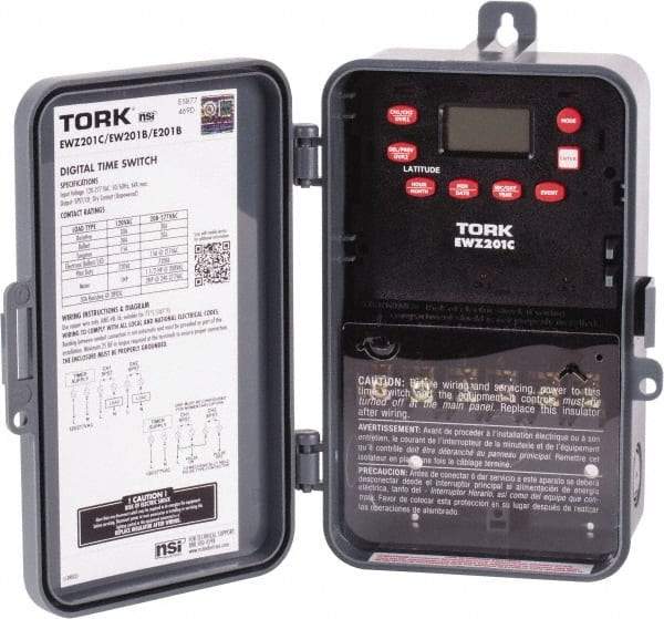 TORK nsi - Electrical Timers & Timer Switches Timer/Switch Type: Electronic Timer Switch Recommended Environment: Indoor/Outdoor - Eagle Tool & Supply