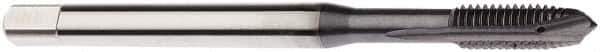 Seco - M5x0.80 Metric, 3 Flute, TiCN Finish, Cobalt Spiral Point Tap - Plug Chamfer, Right Hand Thread, 70mm OAL, 12.6mm Thread Length, 6mm Shank Diam, 6H Class of Fit - Exact Industrial Supply