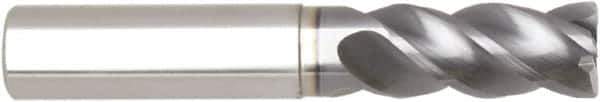 Niagara Cutter - 5/8", 4 Flute, Single End, Solid Carbide, 0.03" Corner Radius End Mill - 3-1/2" OAL, Right Hand Flute, 1-1/4" LOC, Right Hand Cut, 1-7/8" Extended Reach - Eagle Tool & Supply