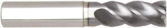 Niagara Cutter - 5/8", 4 Flute, Single End, Solid Carbide, 0.03" Corner Radius End Mill - 3-1/2" OAL, Right Hand Flute, 1-1/4" LOC, Right Hand Cut, 1-7/8" Extended Reach - Eagle Tool & Supply