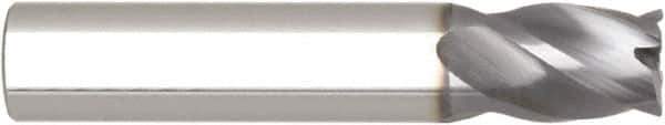 Niagara Cutter - 1", 4 Flute, Single End, Solid Carbide, 0.03" Corner Radius End Mill - 5" OAL, Right Hand Flute, 2" LOC, Right Hand Cut - Eagle Tool & Supply
