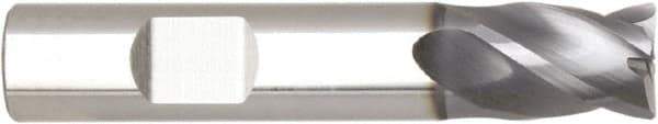 Niagara Cutter - 1", 4 Flute, Single End, Solid Carbide, 0.03" Corner Radius End Mill - 6" OAL, Right Hand Flute, 3" LOC, Right Hand Cut - Eagle Tool & Supply