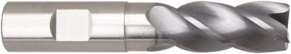 Niagara Cutter - 3/8", 4 Flute, Single End, Solid Carbide, 0.02" Corner Radius End Mill - 3" OAL, Right Hand Flute, 3/4" LOC, Right Hand Cut, 1-1/8" Extended Reach - Eagle Tool & Supply